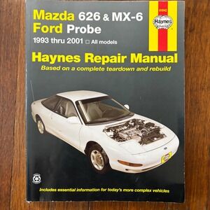Haynes Repair Manual Mazda 626 MX-6 Ford Probe 1993-2001 61042 DIY Service Shop.